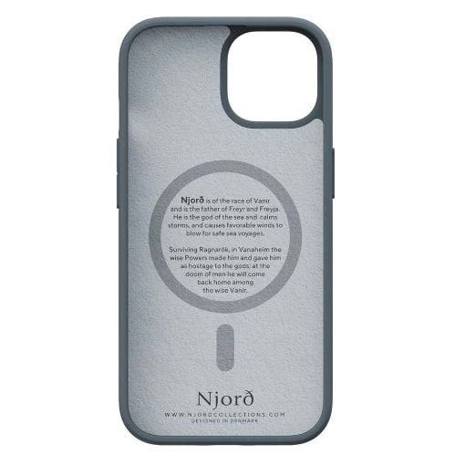 Εικόνα της Θήκη Njord Fabric MagSafe for iPhone 15 Dark Grey NA51FA09