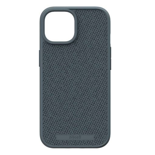 Εικόνα της Θήκη Njord Fabric MagSafe for iPhone 15 Dark Grey NA51FA09