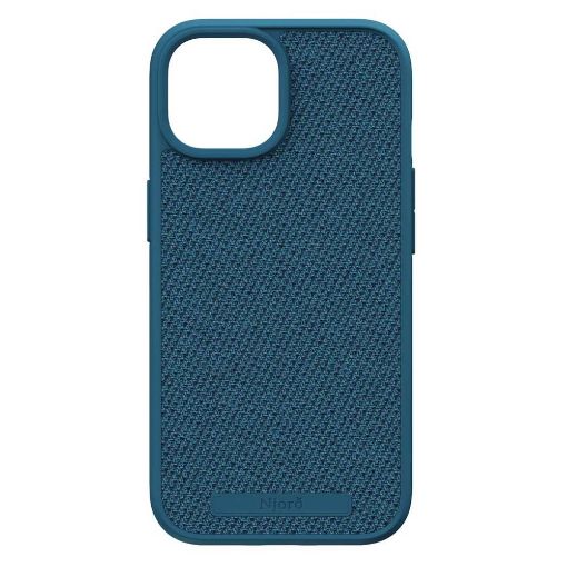 Εικόνα της Θήκη Njord Fabric MagSafe for iPhone 15 Plus Deep Sea NA52FA01