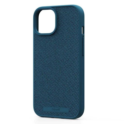 Εικόνα της Θήκη Njord Fabric MagSafe for iPhone 15 Plus Deep Sea NA52FA01