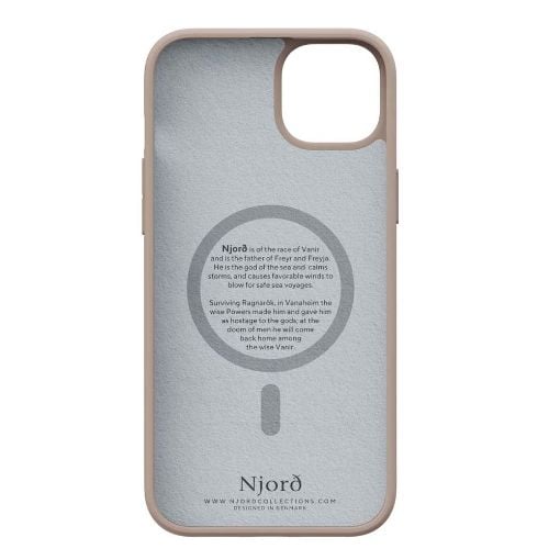 Εικόνα της Θήκη Njord Fabric MagSafe for iPhone 15 Plus Pink Sand NA52FA12