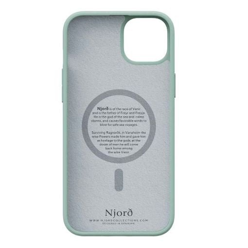 Εικόνα της Θήκη Njord Fabric MagSafe for iPhone 15 Plus Turqouise NA52FA13