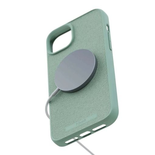 Εικόνα της Θήκη Njord Fabric MagSafe for iPhone 15 Plus Turqouise NA52FA13