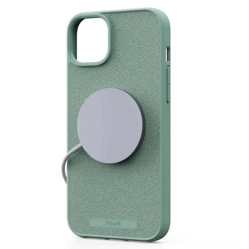 Εικόνα της Θήκη Njord Fabric MagSafe for iPhone 15 Plus Turqouise NA52FA13