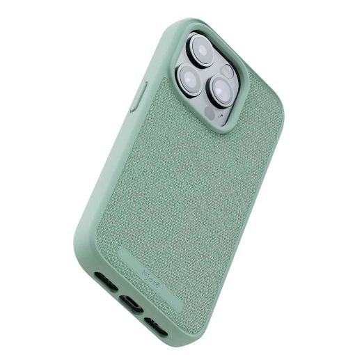 Εικόνα της Θήκη Njord Fabric MagSafe for iPhone 15 Pro Turquoise NA53FA13
