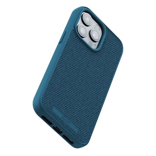 Εικόνα της Θήκη Njord Fabric MagSafe for iPhone 15 Pro Max Deep Sea NA54FA01