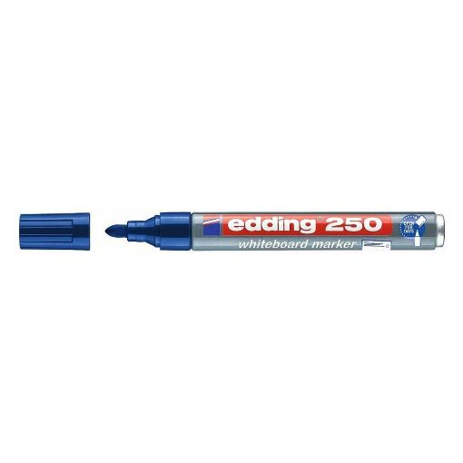 Εικόνα της Μαρκαδόρος Πίνακα Edding 250 Επαναγεμιζόμενος με Στρογγυλή Μύτη Blue 4-250003