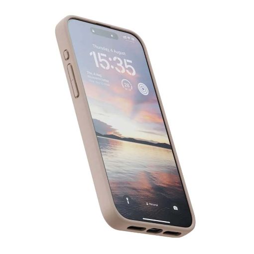 Εικόνα της Θήκη Njord Fabric MagSafe for iPhone 15 Pro Max Pink Sand NA54FA12