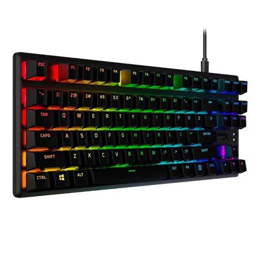 Εικόνα της Πληκτρολόγιο HyperX Alloy Origins Core PBT TKL HyperX Blue Switches Black (US) 639N8AA