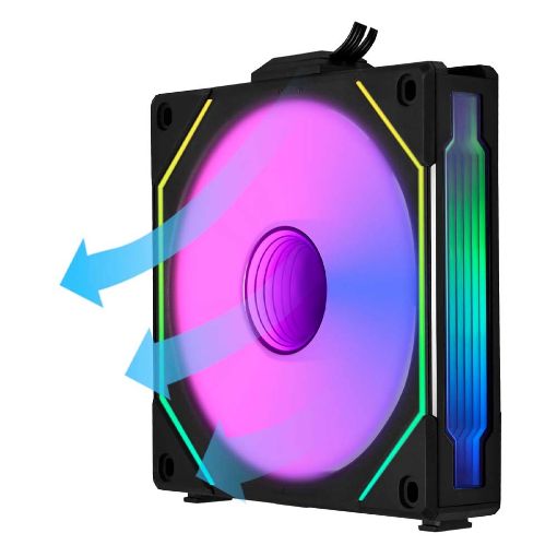 Εικόνα της Case Fan Lian Li UniFan Infinity SL-INF 120mm ARGB Black G99.12RSLIN1B.00