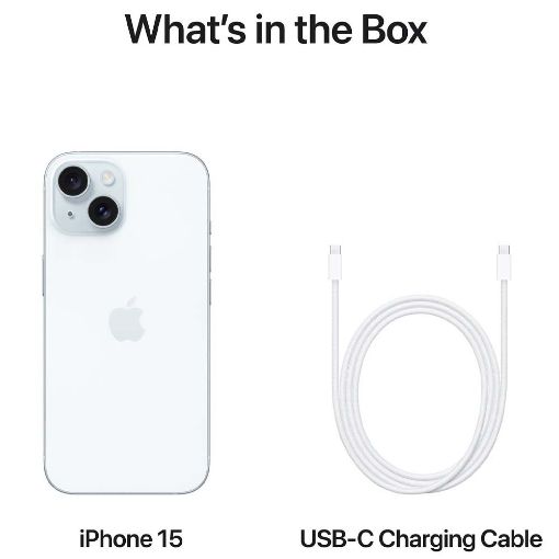 Εικόνα της Apple iPhone 15 128GB Blue MTP43QL/A