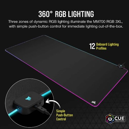 Εικόνα της Mouse Pad Corsair MM700 RGB Extended 3XL Black CH-9417080-EU
