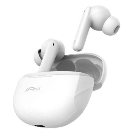 Εικόνα της True Wireless Earbuds iPro TW300 ENC White 010701-0258
