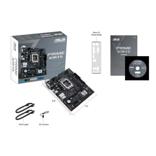 Εικόνα της Asus Prime H610M-R D4 Micro-ATX s1700 90MB1B40-M0ECY0