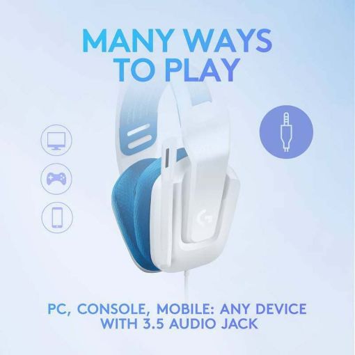 Εικόνα της Headset Logitech G335 Analog White 981-001018