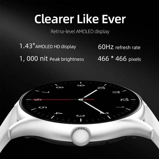 Εικόνα της Smartwatch QCY GT S8 Black 6957141408636