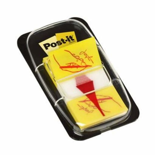 Εικόνα της Σελιδοδείκτες 3M Post-It 25.4 x 43.2 mm Κίτρινο MMM680Y