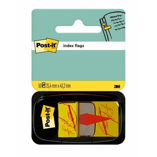 Εικόνα της Σελιδοδείκτες 3M Post-It 25.4 x 43.2 mm Κίτρινο MMM680Y