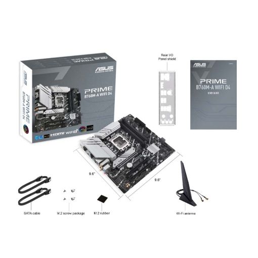 Εικόνα της Asus Prime B760M-A WiFi D4 mATX s1700 (DDR4) 90MB1CX0-M1EAY0