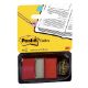 Εικόνα της Σελιδοδείκτες 3M Post-It 25.4 x 43.2 mm Red MMM680R
