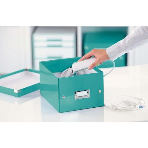 Εικόνα της Κουτί Αρχειοθέτησης Leitz Click & Store με Καπάκι Τυρκουαζ 60430051