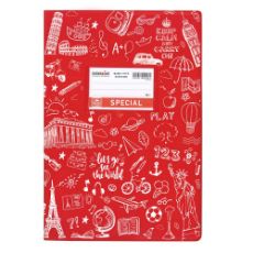 Εικόνα της Typotrust - Τετράδιο Special Doodle Κόκκινο Ριγέ 50φυλλο 4302