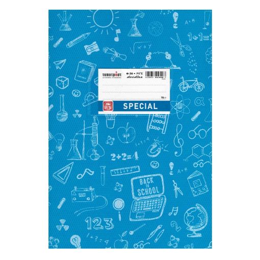 Εικόνα της Typotrust - Τετράδιο Special Doodle Γαλάζιο Ριγέ 50φυλλο 4308