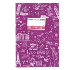 Εικόνα της Typotrust - Τετράδιο Special Doodle Μωβ Ριγέ 50φυλλο 4313
