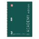 Εικόνα της Typotrust - Τετράδιο Spiral Academy Ριγέ A4 3 Θεμάτων 4543-11 (Διάφορα Χρώματα)