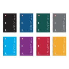 Εικόνα της Typotrust - Τετράδιο Spiral Academy Ριγέ A4 3 Θεμάτων 4543-11 (Διάφορα Χρώματα)