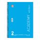 Εικόνα της Typotrust - Τετράδιο Spiral Academy Ριγέ B5 2 Θεμάτων 4552-11 (Διάφορα Χρώματα)