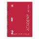 Εικόνα της Typotrust - Τετράδιο Spiral Academy Ριγέ B5 2 Θεμάτων 4552-11 (Διάφορα Χρώματα)