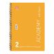 Εικόνα της Typotrust - Τετράδιο Spiral Academy Ριγέ B5 2 Θεμάτων 4552-11 (Διάφορα Χρώματα)