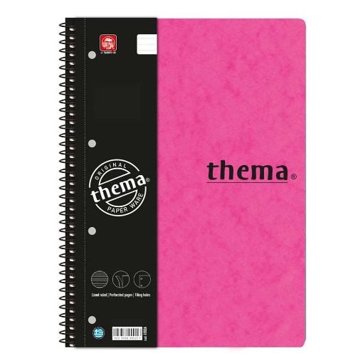 Εικόνα της Typotrust - Τετράδιο Spiral Thema Ριγέ Β5 2 Θεμάτων 4552-17 (Διάφορα Χρώματα)