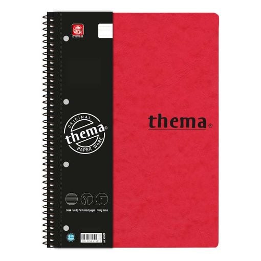 Εικόνα της Typotrust - Τετράδιο Spiral Thema Ριγέ Β5 2 Θεμάτων 4552-17 (Διάφορα Χρώματα)