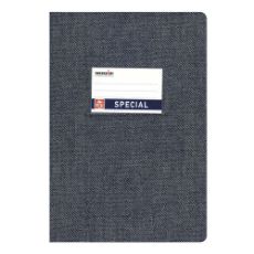 Εικόνα της Typotrust - Τετράδιο Jeans Ριγέ B5 50φύλλο Σκούρο Μπλε 4161