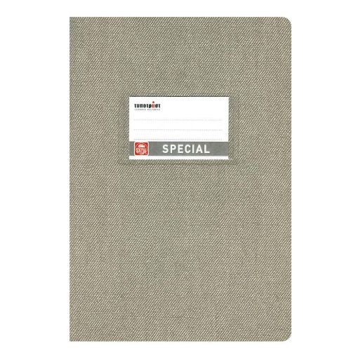 Εικόνα της Typotrust - Τετράδιο Jeans Ριγέ B5 50φύλλο Γκρι 4164