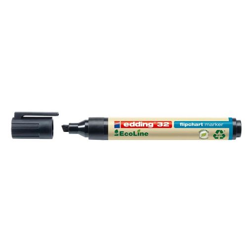 Εικόνα της Μαρκαδόρος Edding 32 EcoLine Flipchart Μύτη 5.0 mm Black