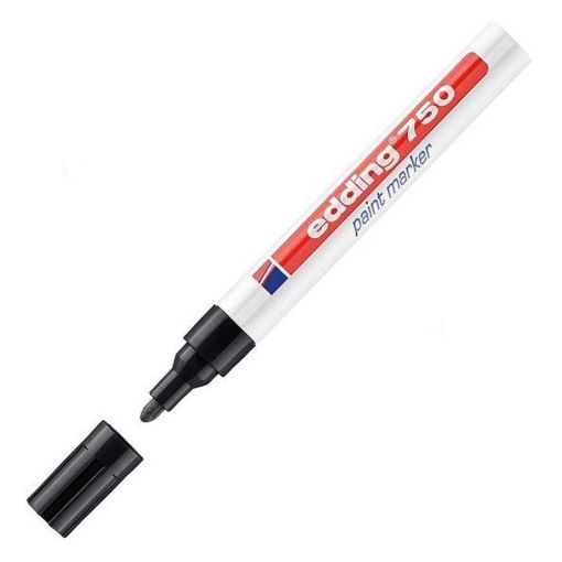 Εικόνα της Μαρκαδόρος Λαδιού Edding 750 Μύτη 4.0 mm Black 4-750001