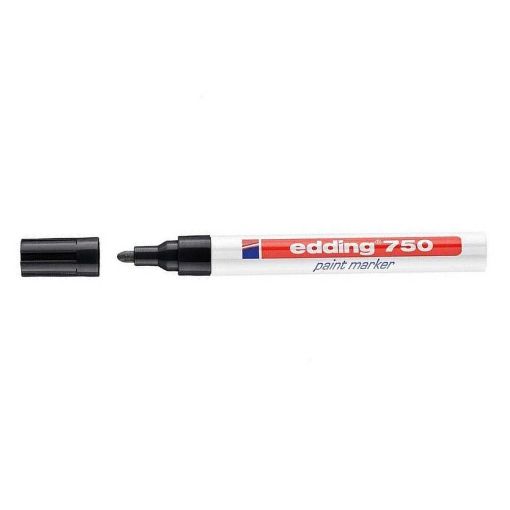 Εικόνα της Μαρκαδόρος Λαδιού Edding 750 Μύτη 4.0 mm Black 4-750001