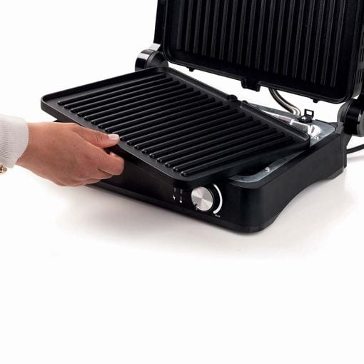 Εικόνα της Τοστιέρα - Γκριλιέρα Ariete 1934/00 MetalGrill 2000W Silver/Black 00C193400AR0