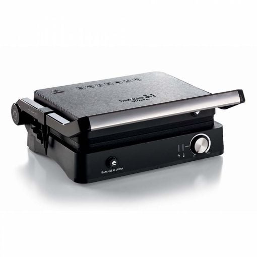 Εικόνα της Τοστιέρα - Γκριλιέρα Ariete 1934/00 MetalGrill 2000W Silver/Black 00C193400AR0