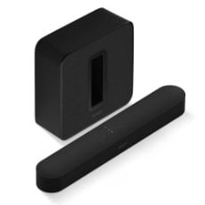 Εικόνα της Sonos Entertainment Set: Soundbar Sonos Beam Gen2 Black + Wireless Subwoofer Sonos Sub (Gen3) Black