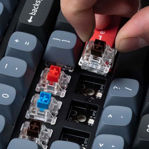 Εικόνα της Πληκτρολόγιο Keychron K10 Pro QMK/VIA Bluetooth K Pro Red Switches Black (US) K10P-H1