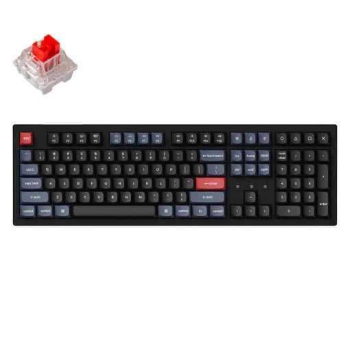 Εικόνα της Πληκτρολόγιο Keychron K10 Pro QMK/VIA Bluetooth K Pro Red Switches Black (US) K10P-H1