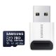 Εικόνα της Κάρτα Μνήμης microSDXC Samsung Pro Ultimate 512GB UHS-I U3 V30 A2 + USB Adapter MB-MY512SB/WW