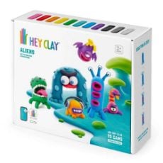 Εικόνα της Hey Clay Aliens - Colorful Kids Modeling Air-Dry Clay, 15 Cans (11 χρώματα) 15019