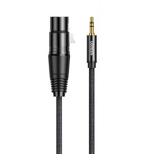Εικόνα της Καλώδιο Ugreen AV182 XLR Female to 3.5mm Male 1m Black 20763