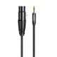 Εικόνα της Καλώδιο Ugreen AV182 XLR Female to 3.5mm Male 1m Black 20763