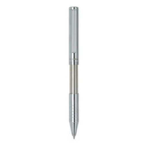 Εικόνα της Στυλό Zebra Expandable Ballpoint SL-F1 0.7mm Blue Inκ Royal Silver 00578